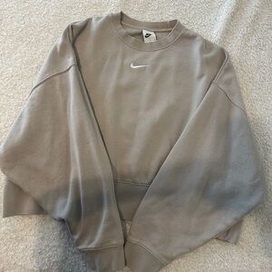 Nike tan sweater
